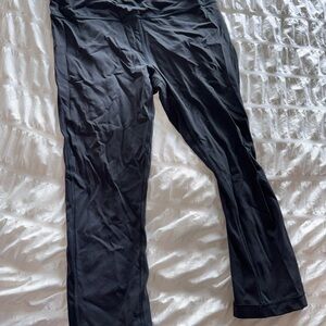 Athleta Black Performance Capri with Stash Pocket